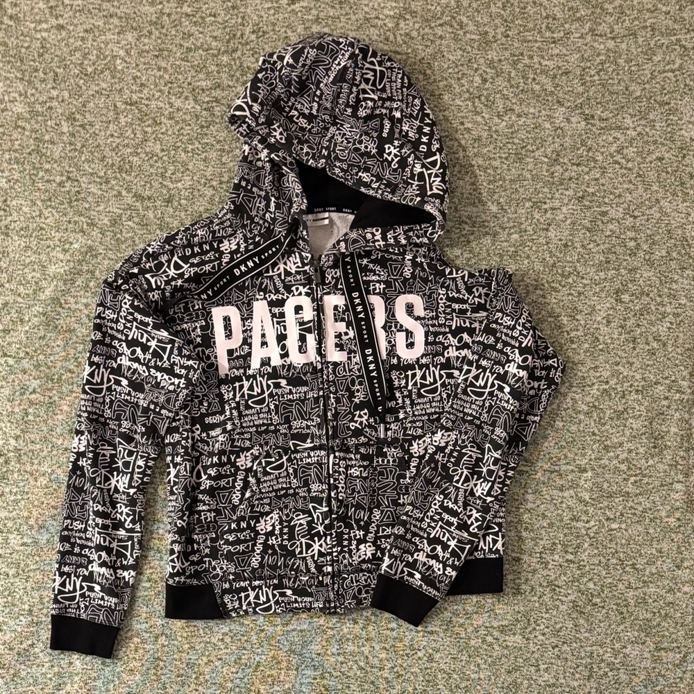 Indiana Pacers. DKNY sport. Full zip hoodie. Size women’s M. Like new. NBA